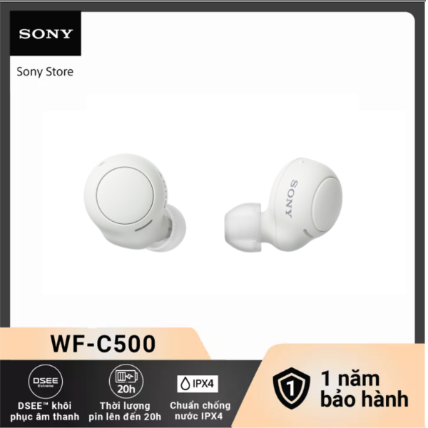 Tai nghe sony truly wireless wf-c500