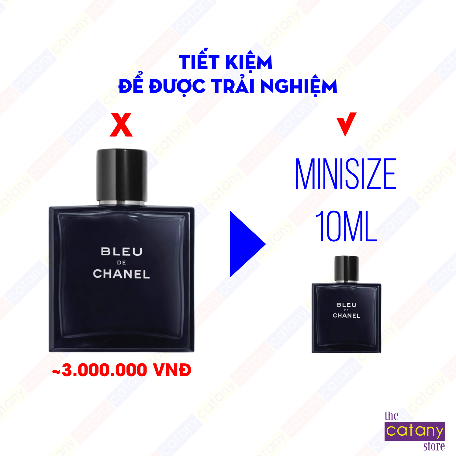 Nước hoa Bleu nam 10ml, nước hoa minisize 10ml, nước hoa chiết chính hãng nam.