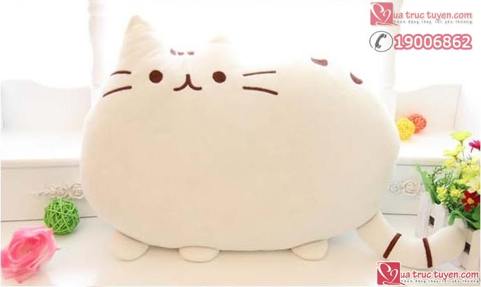 Mèo bông Pusheen dễ thương - trắng
