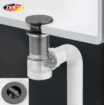 Bộ xi phông & ống xả mềm lavabo zxp044