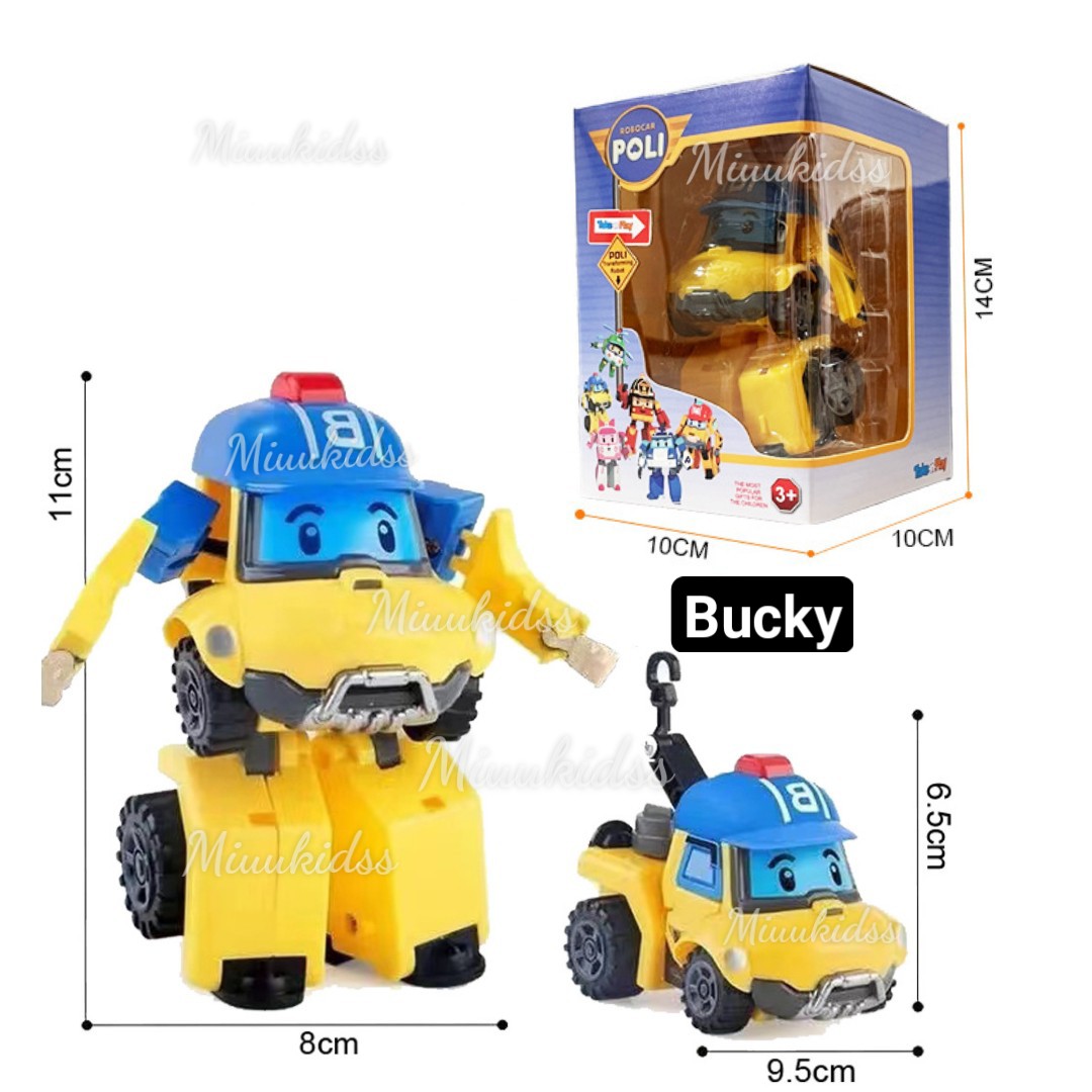 Robot Biến Hình Xe Cứu Hộ Bucky ROBOCAR POLI