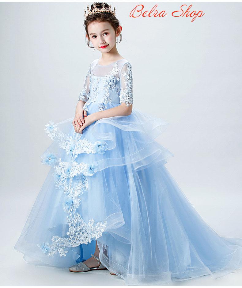 Đầm Công Chúa Cho Bé Cao Cấp Dự Tiệc