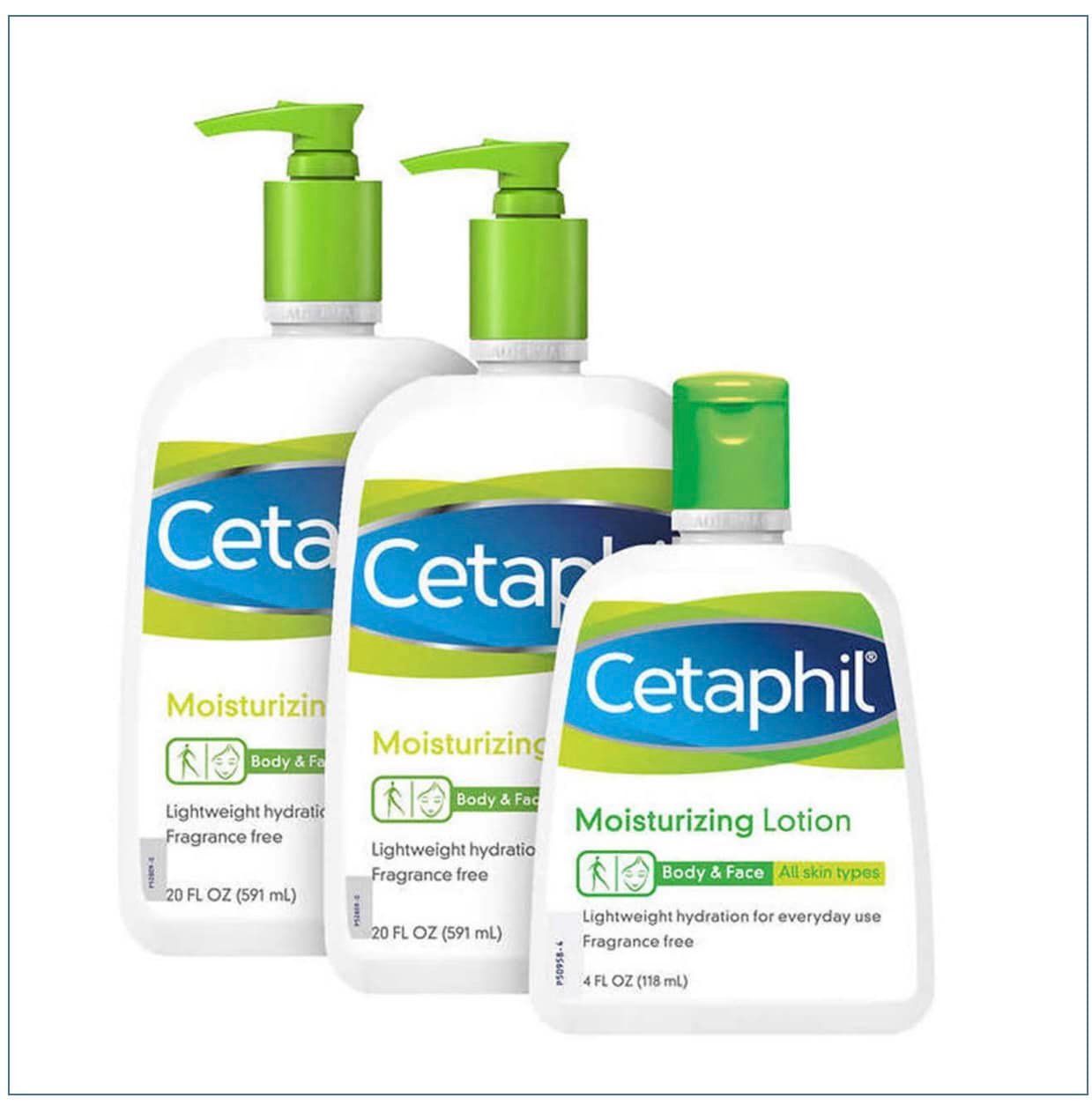 Set 3 chai sữa dưỡng thể Cetaphil Moisturizing Lotion của Mỹ (gồm 2 118ml