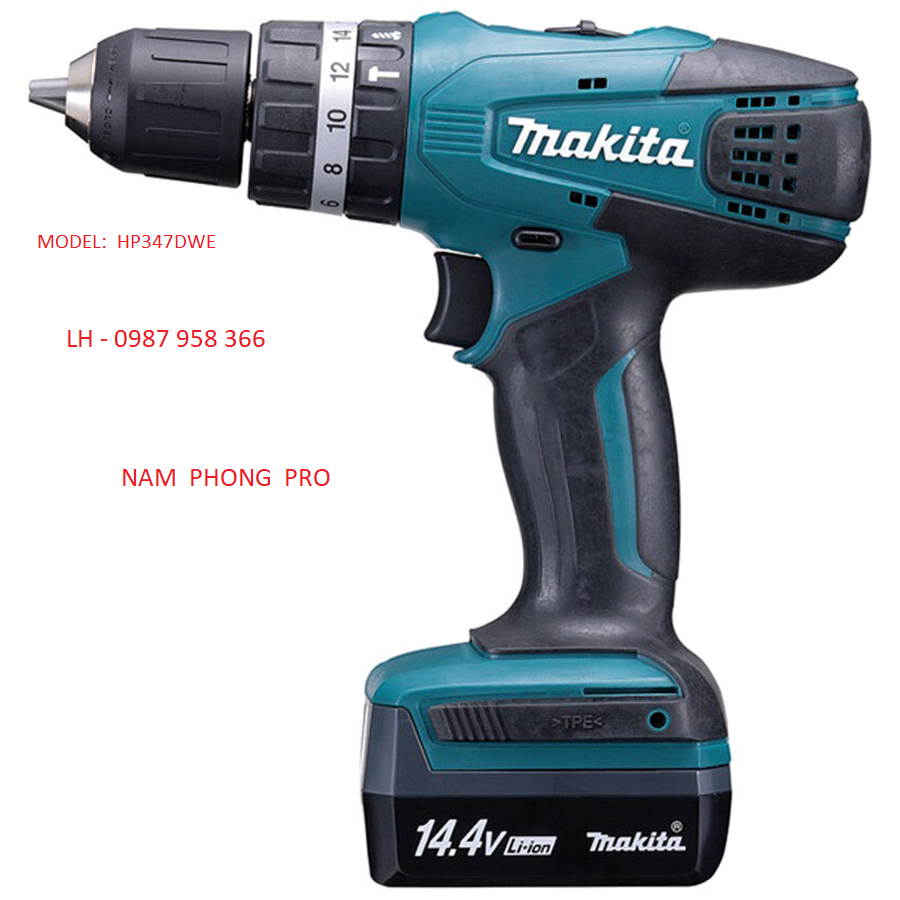Máy khoan bắt vít makita hp347dwe