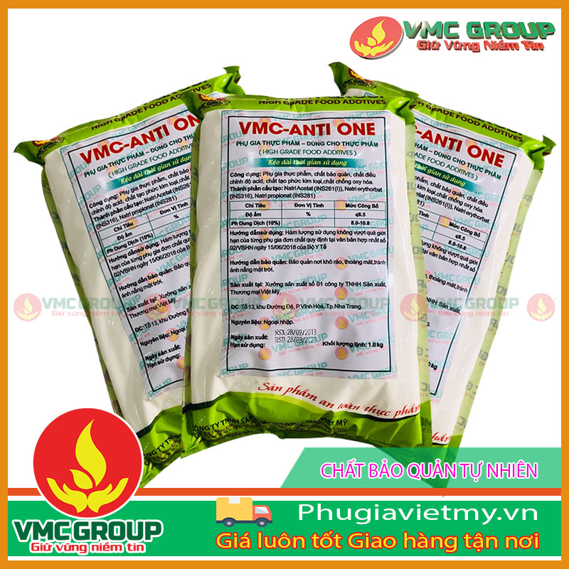 1kg VMC ANTIONE Chất bảo quản cho sản phẩm từ thịt, c&aacute; v&agrave; hầu hết sản phẩm kh&aacute;c