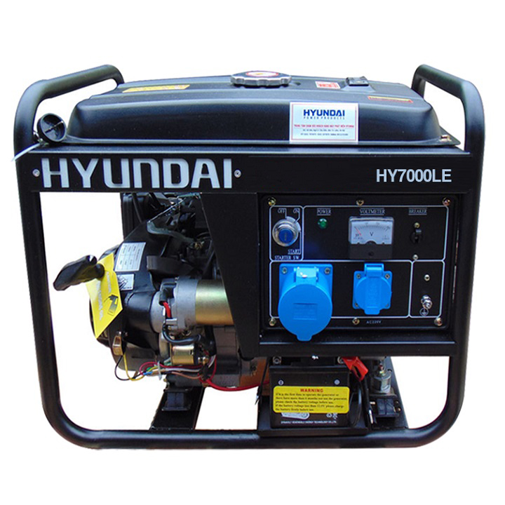 Máy phát điện hyundai chạy xăng 5.0kva-5.5kva hy7000le
