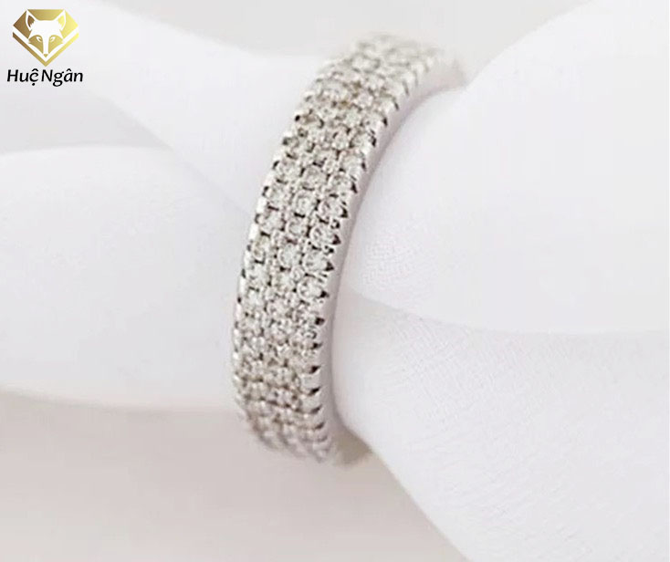 Nhẫn bạc nữ trang sức bạc Ý S925 Bạc Xinh - Cầu vồng xinh RR1201