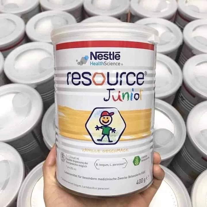 Sữa béo tăng cân tăng chiều cao resource junior nestle đức 400g