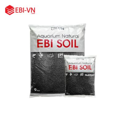 Phân Nền Ebi-Soil 2 lít, 9 lít được sản xuất từ đất thiên nhiên dùng trồng cây thủy sinh