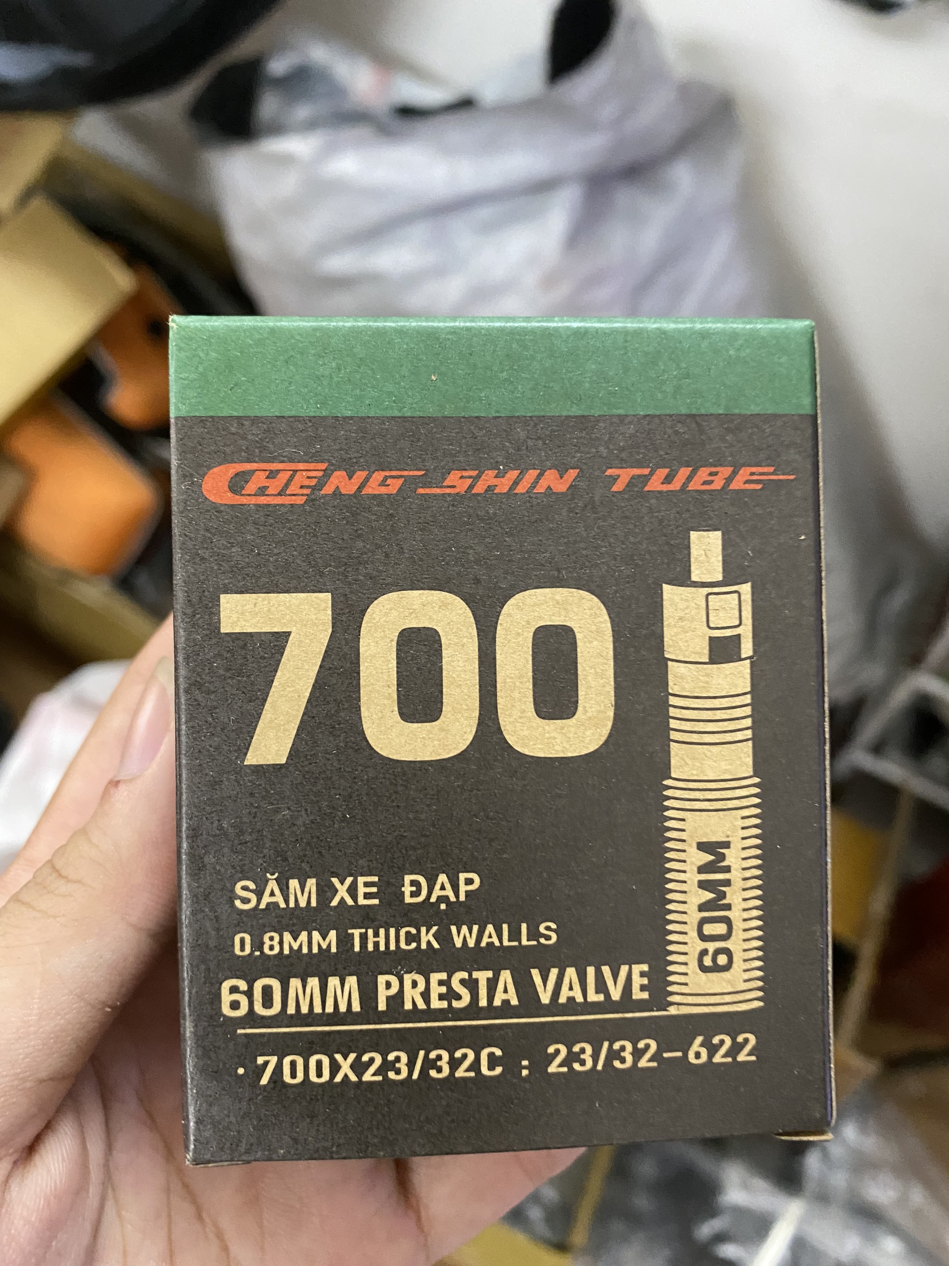 Ruột xe đạp 700x23/32c van 60 và van 80 cheng shin tire