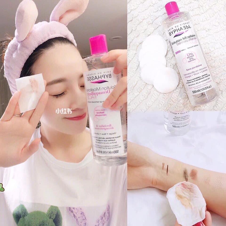 Nước tẩy trang, nước tẩy trang Byphasse, nước làm sạch da