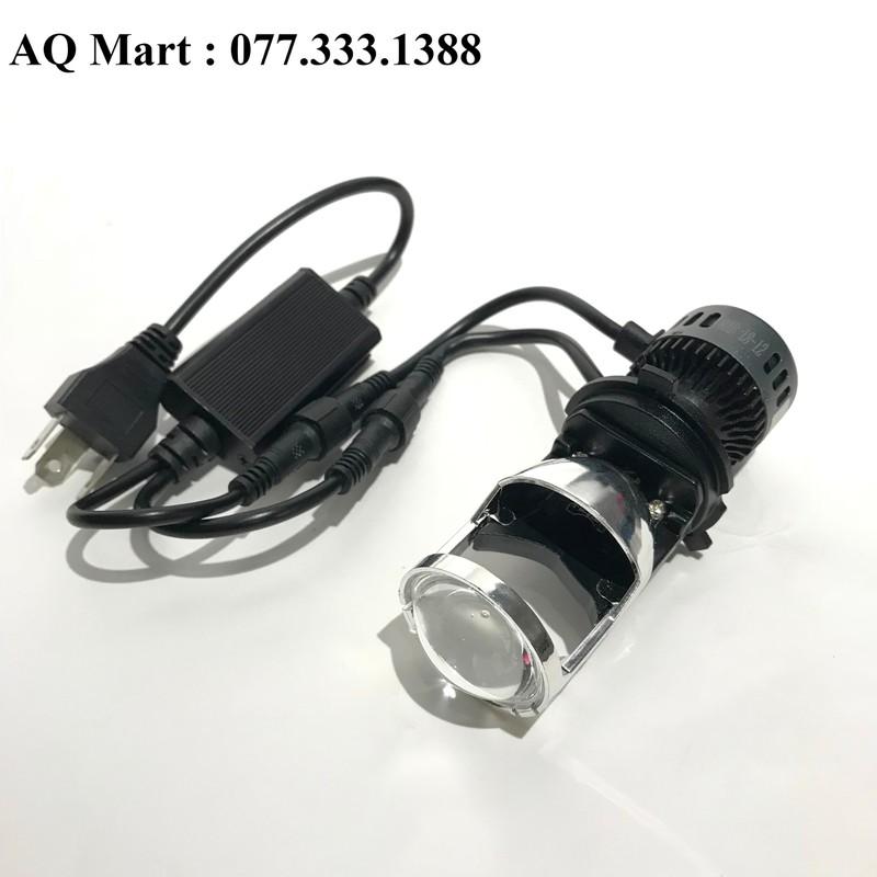 Đèn pha led xe máy chân H4 , Đèn pha led bi cầu mini RTD M01B - RTD M01B