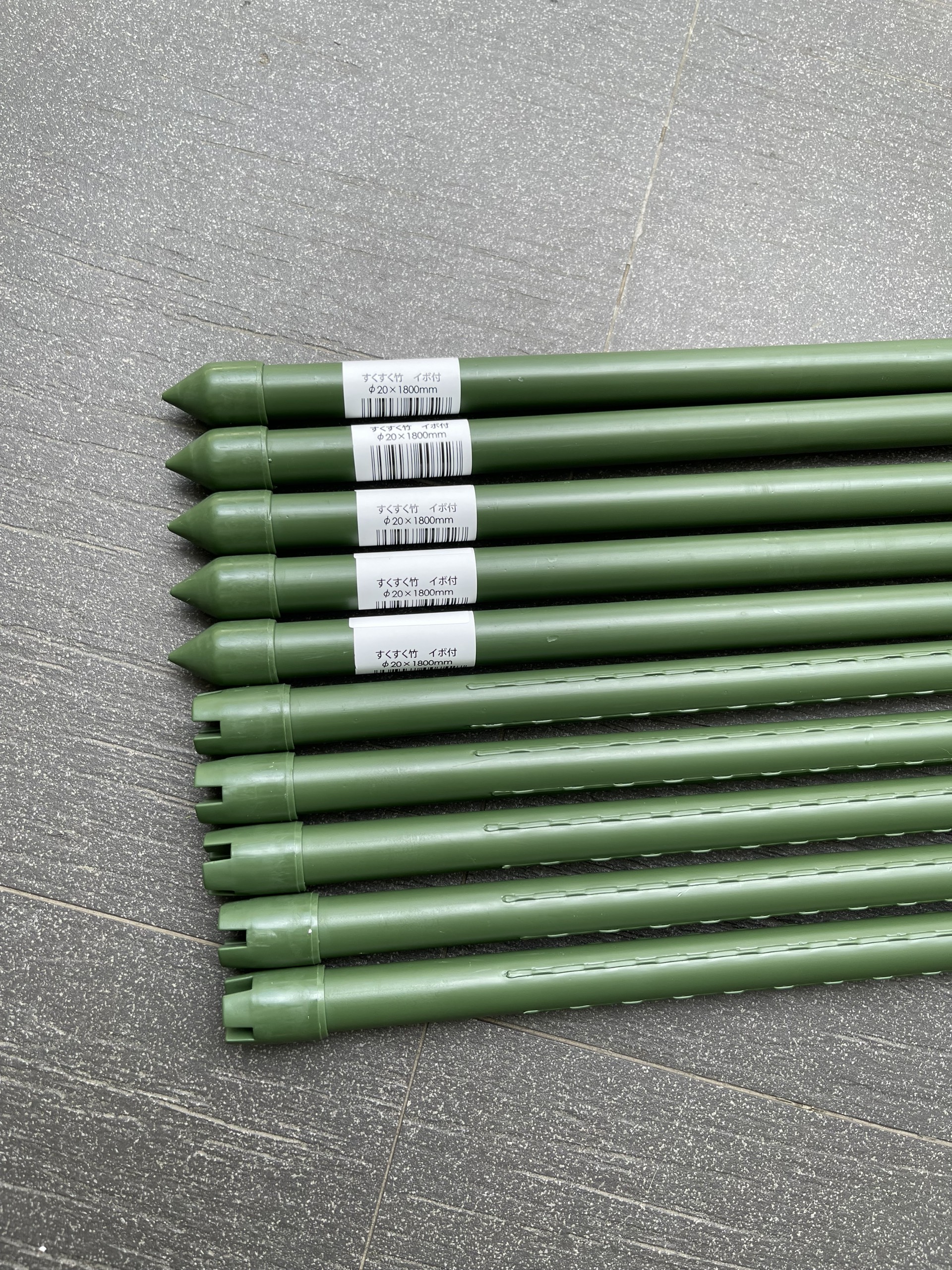 10 ống thép bọc nhựa dài 180cm của Nhật chuyên dùng làm giàn cho cây leo, khung trồng cây, cây leo giàn