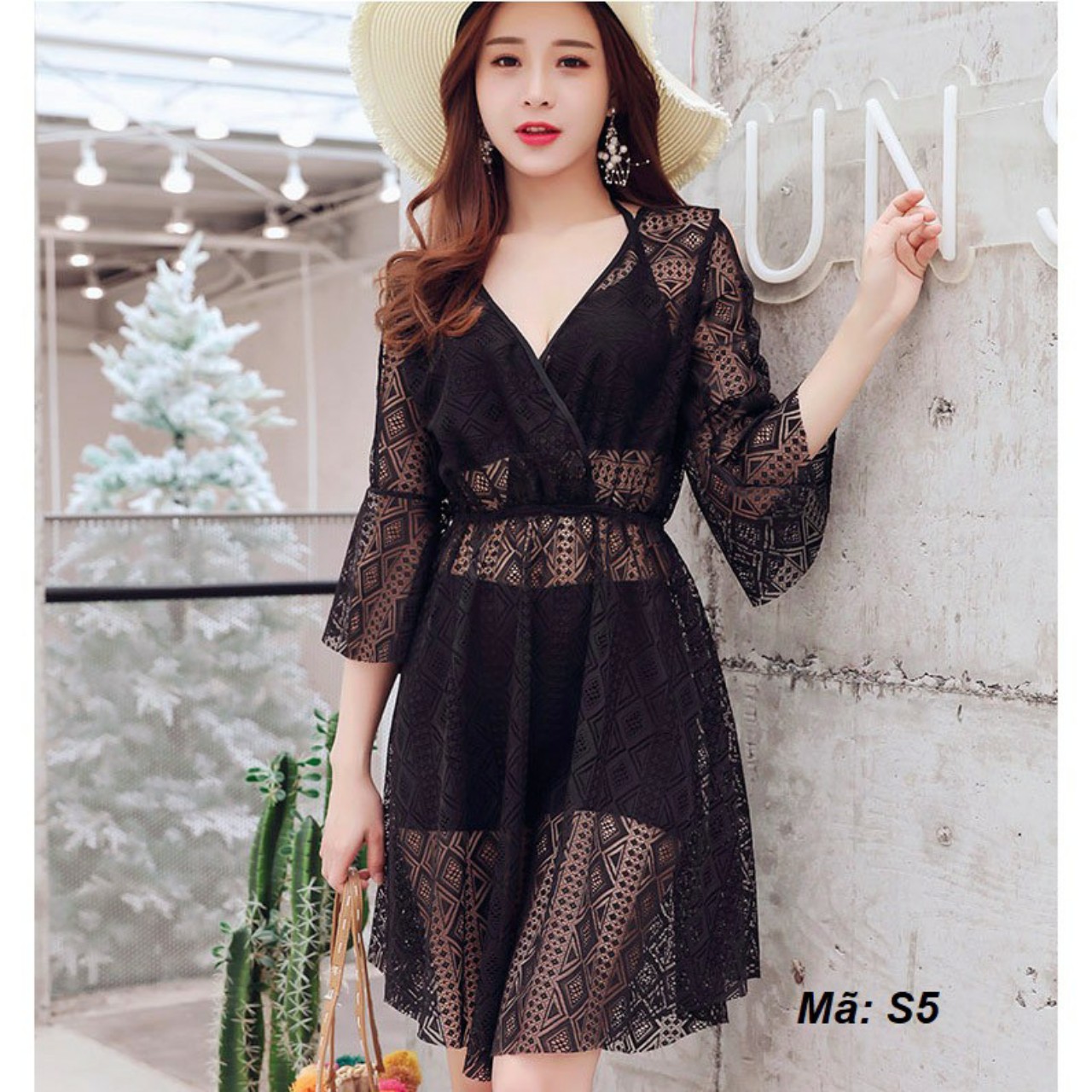 Sét đồ đi biển - bộ bikini đi biển- áo đi biển xinh - bộ đồ tắm biển nữ với 3 chi tiết tạo kiểu sang chảnh quyến rũ