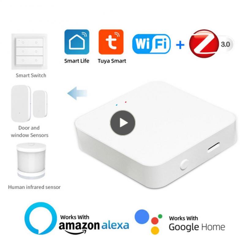Hub cầu tuya Wifi ZigBee thông minh cầu nối đa chế độ điều khiển từ xa không dây brug tự làm Smar homet