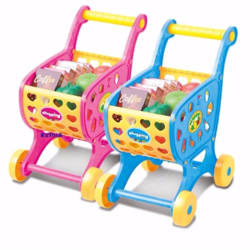 Đồ chơi cho bé - Bộ đồ chơi siêu thị cho bé kèm xe đẩy tiện dụng, giáo dục tính sáng tạo và nhanh nhạy, phát triển thể chất. Giảm Giá 50%