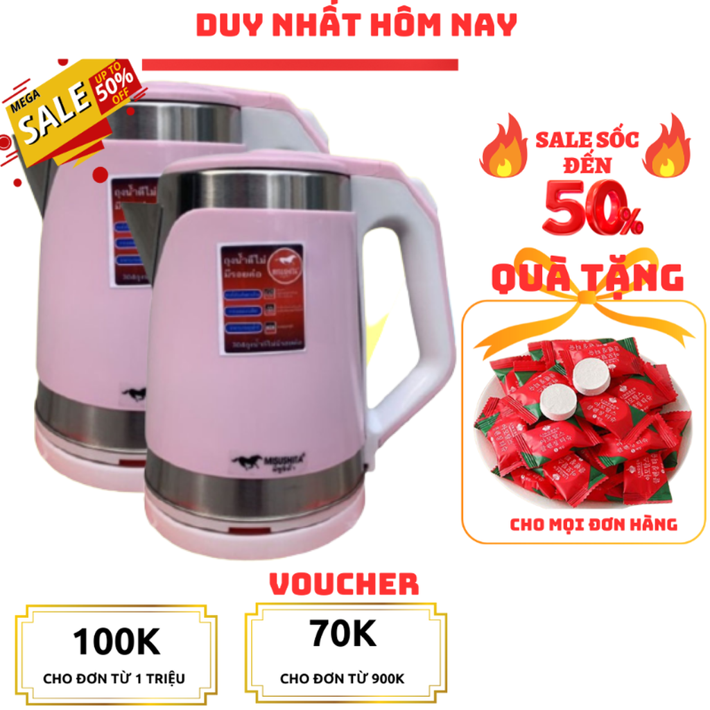 Ấm siêu tốc Thái Lan JIPLAI 2.5Lit JL