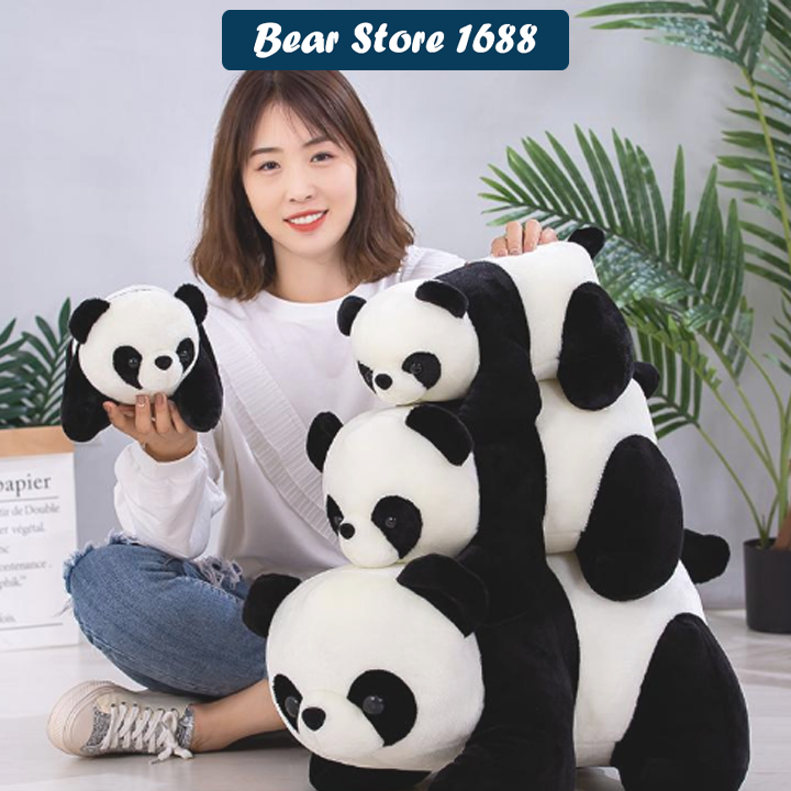 Gấu Bông Gối Ôm Gấu Trúc Panda Siêu Mềm Mịn Dễ Thương Đáng Yêu
