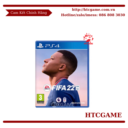 Đĩa game fifa 22 dành cho máy ps4