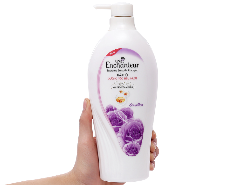 Dầu gội dưỡng tóc siêu mượt Enchanteur Sensation 650g