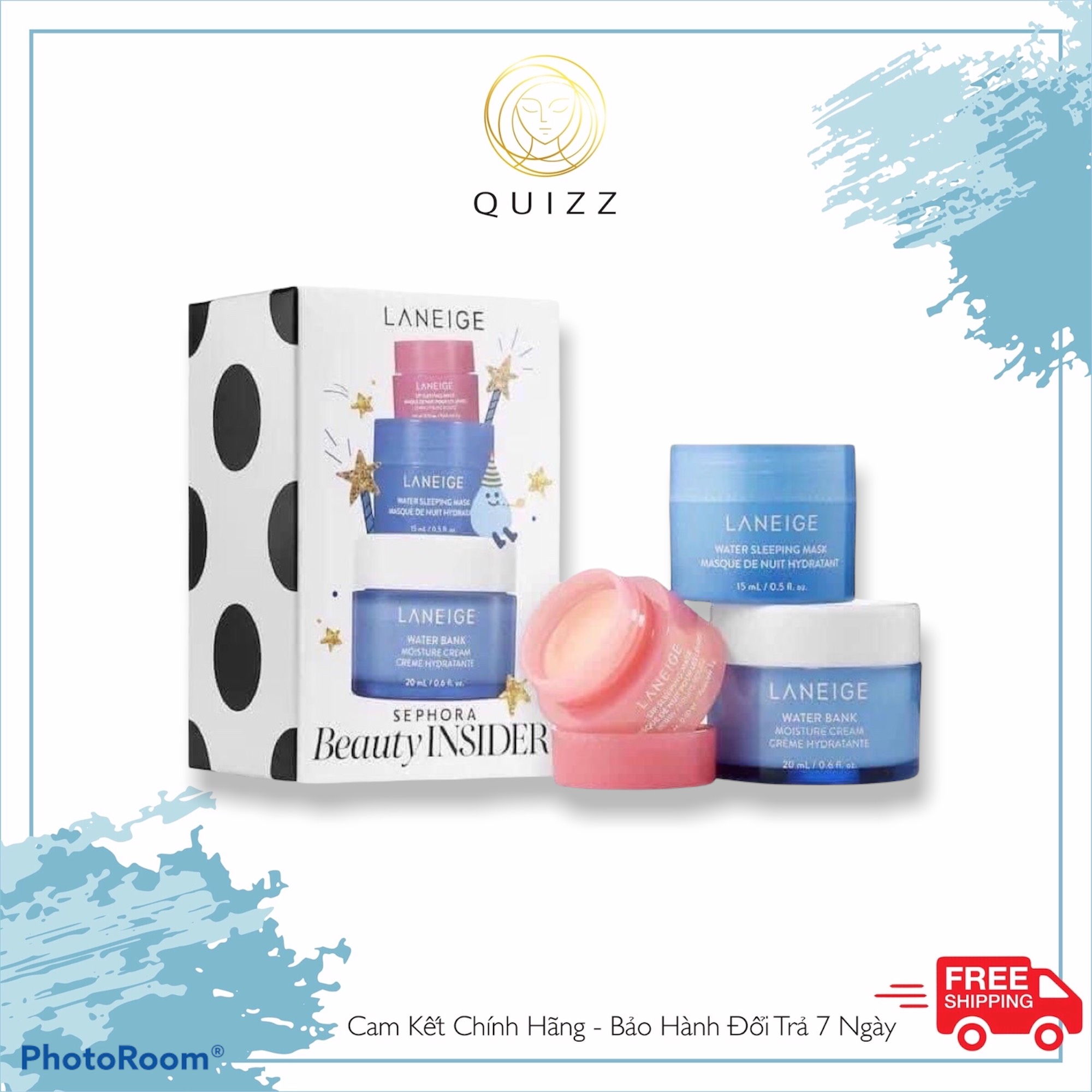 Set Dưỡng 3 Món Lanei.ge_Quizz Cosmetics
