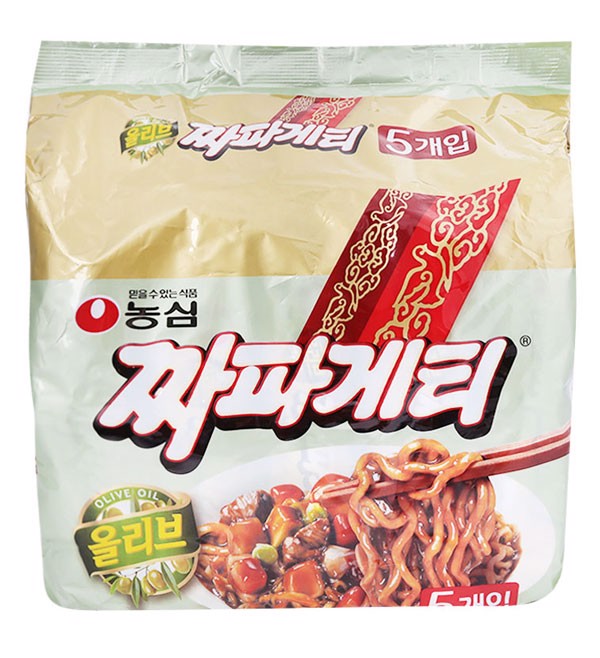 Mì Ăn Liền Chapagetti Nongshim (140G x 5 Gói) 8801043015264