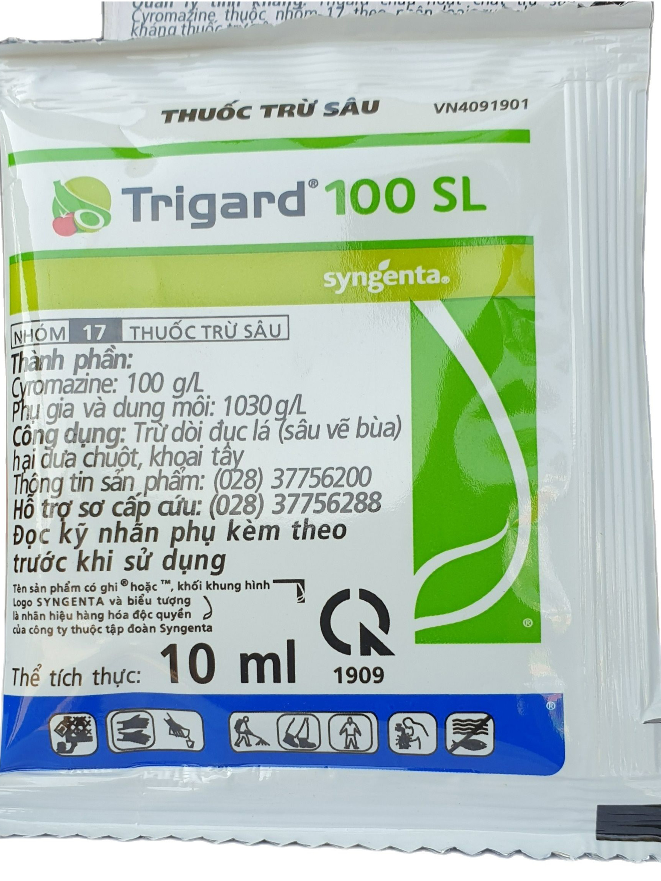Thuốc trừ sâu Trigard 100SL - Chuyên trừ sâu vẽ bùa - Syngenta