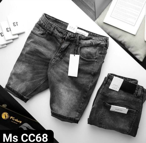 Quần short jeans nam cao cấp hàng đẹp chuẩn shop lên phom cực đẹp