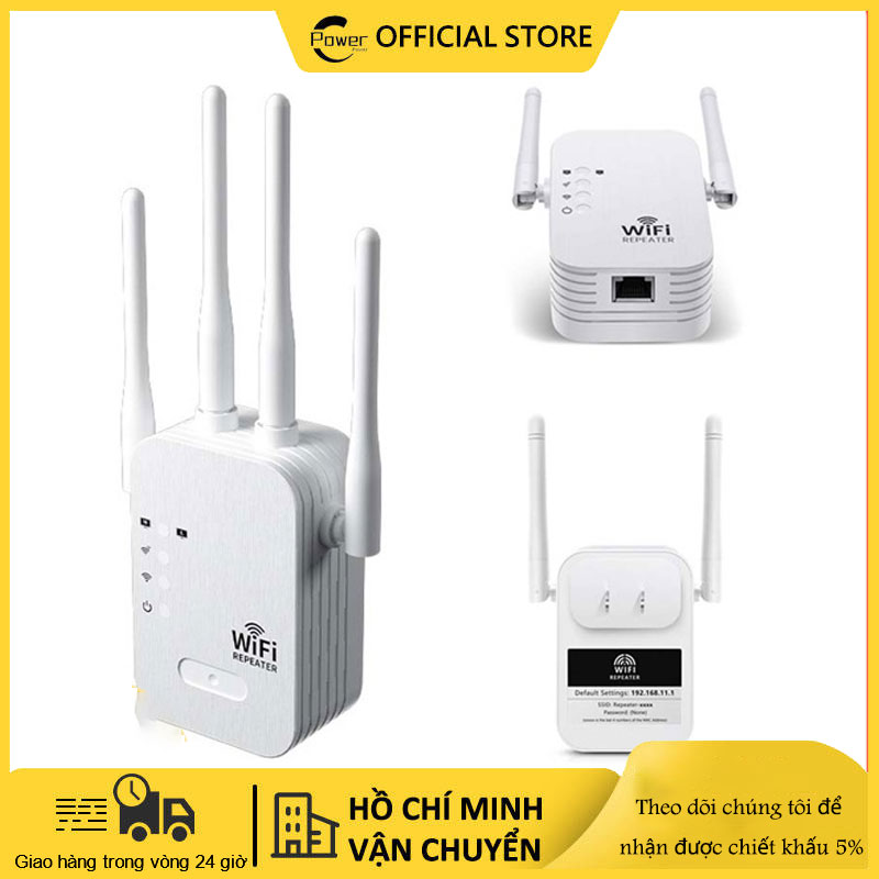 FREESHIP Bộ Kích Sóng Wifi 4 Râu Tốc Độ Cao 300Mbps Kiêm Cục Kích Wifi Không Dây Siêu Mạnh Bộ Kích Wifi Kết Nối Xa
