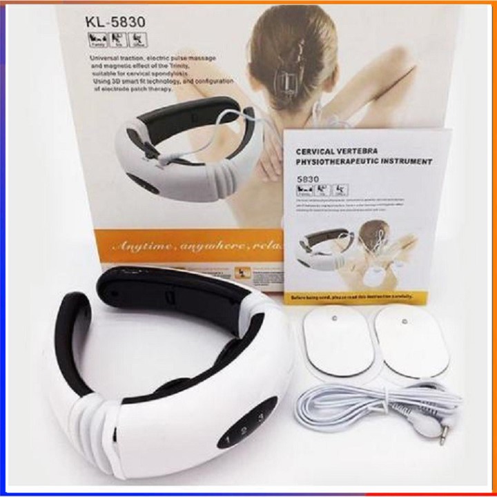Máy massage cổ vai gáy,Máy massage kiem vật lý trị liệu,máy mát xa dùng pin
