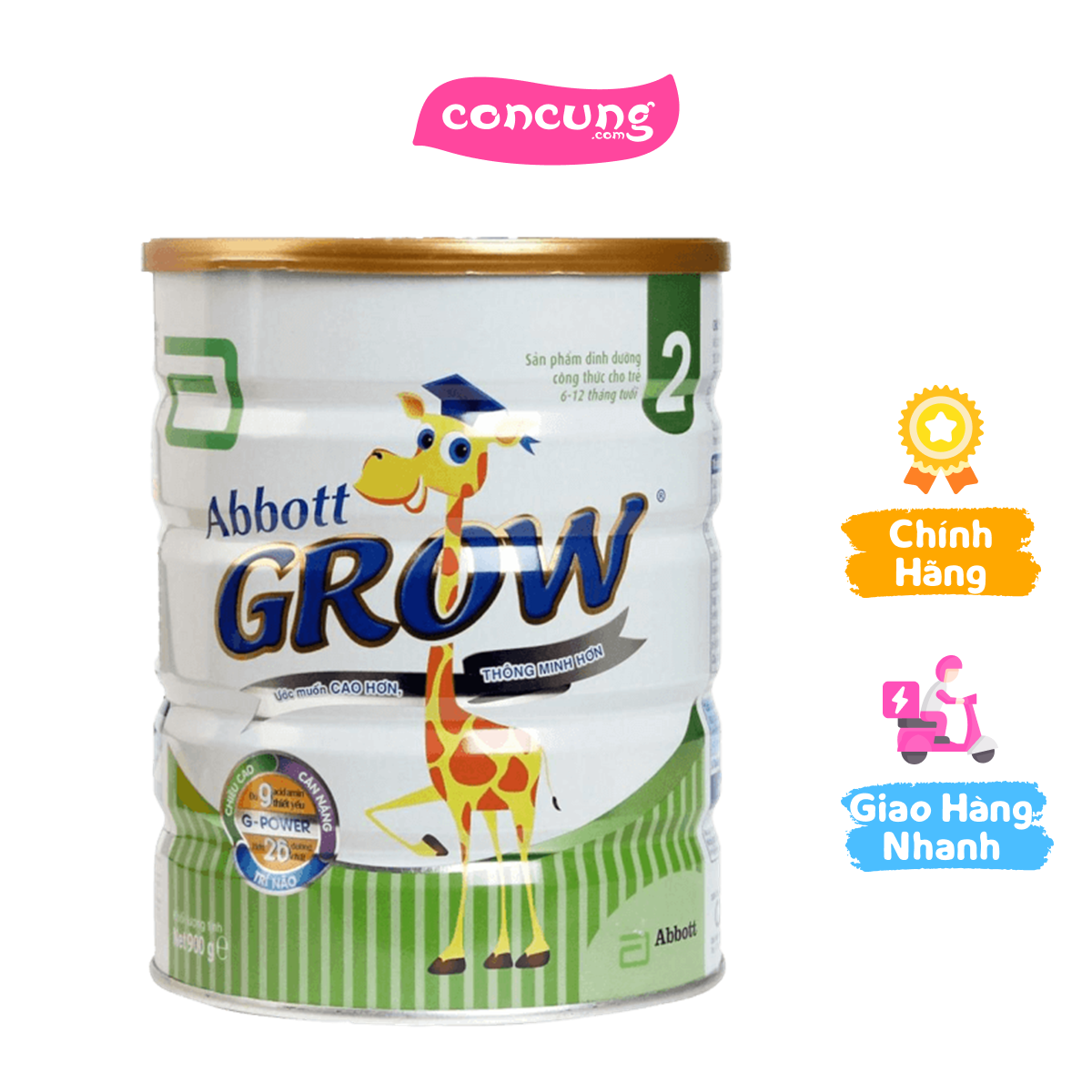 Abbott grow 2 , 6-12 tháng, 900g