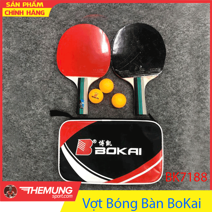 Cặp vợt bóng bàn bokai bk7188