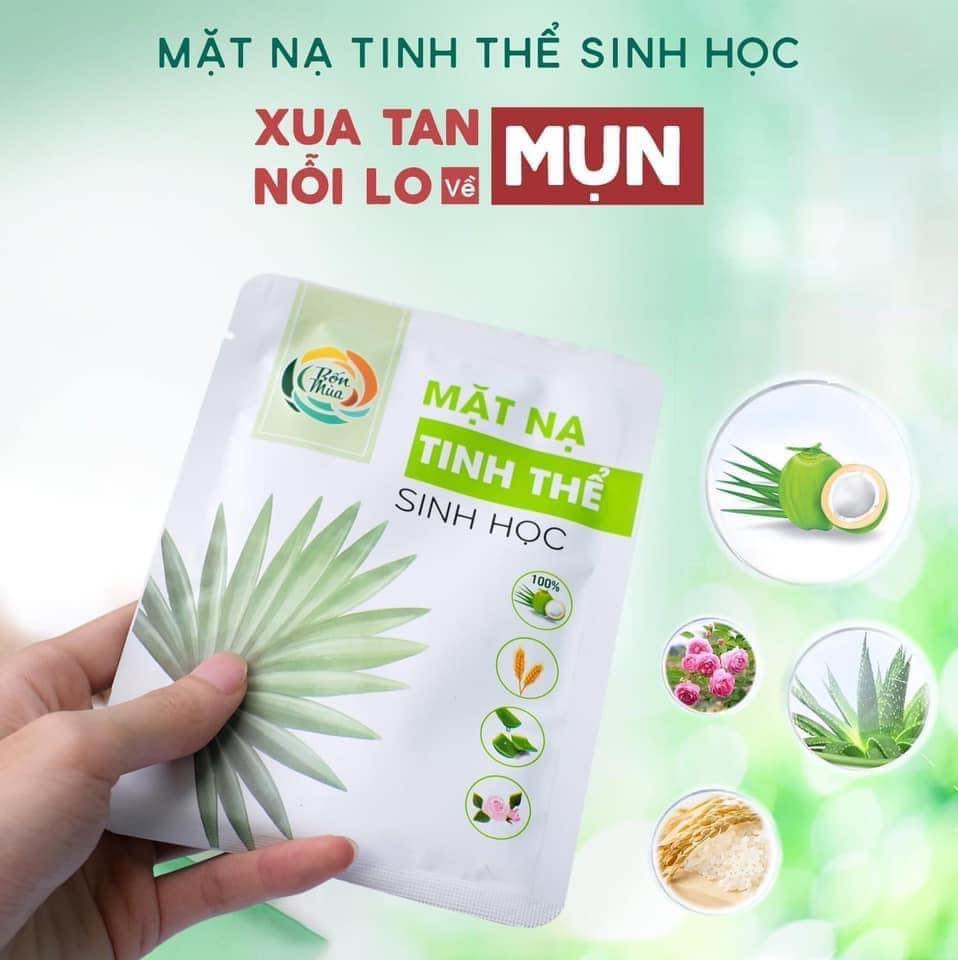(COMBO 3 Hộp /15 Miếng) Mặt Nạ Dừa Tinh Thể Sinh Học : sáng da,mờ thâm - nám,ngăn ngừa mụn, se khít lỗ chân lông.