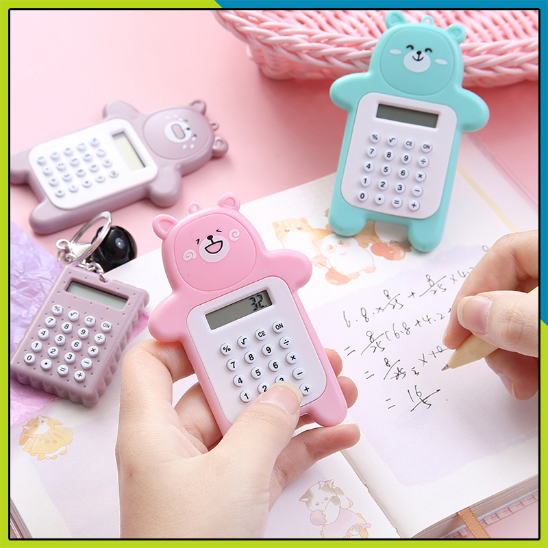 Máy Tính Mini Nhỏ Gọn Bỏ Túi Phong Cách Hàn Quốc Đáng Yêu