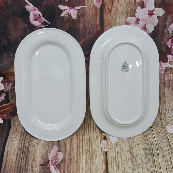 Dĩa oval sứ Minh Long - dĩa oval sứ minh long