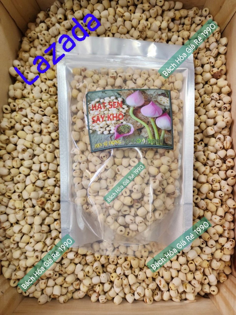 Hạt sen KHÔ 500gr loại ngon đặc biệt