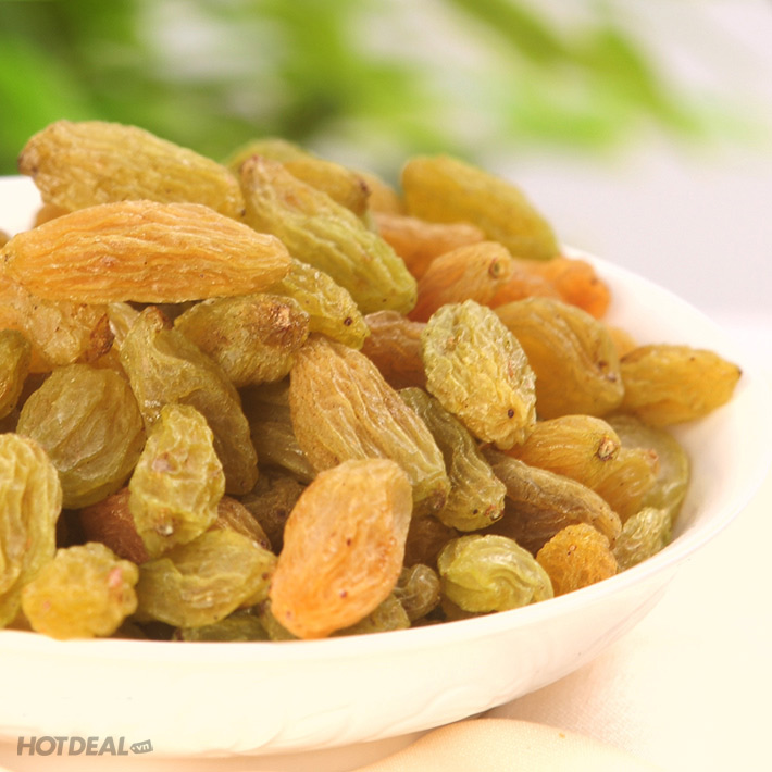 200gram nho khô vàng chua chua ngọt ngọt