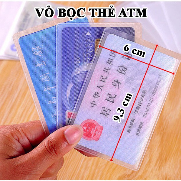 [HCM]Túi đựng, bao đựng card visit, thẻ atm, cmnd các loại trong suốt