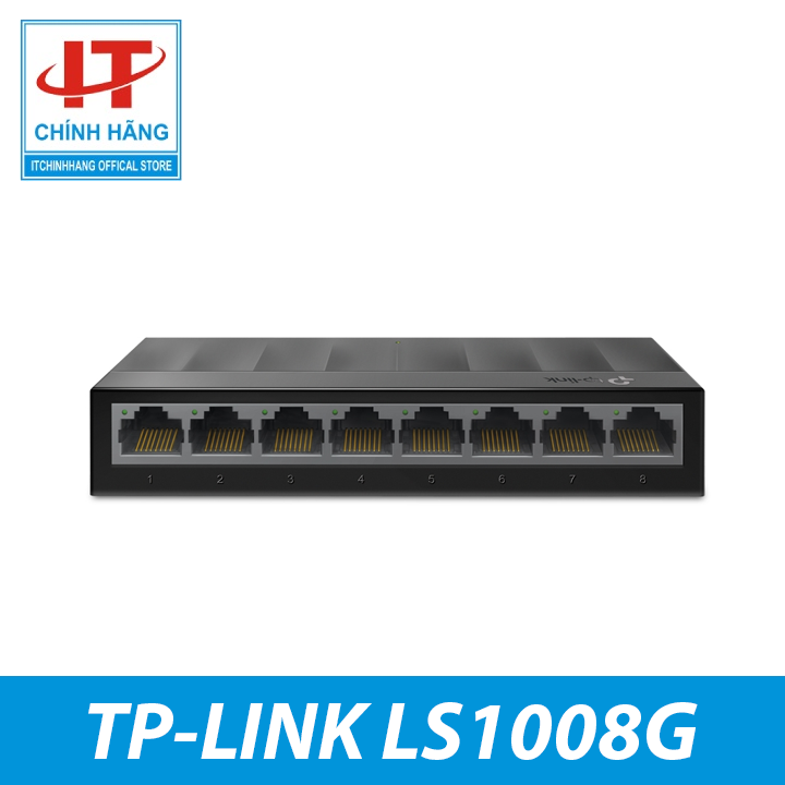 Switch để bàn 8 cổng 10/100/1000mbps tp-link ls1008g - hàng chính hãng