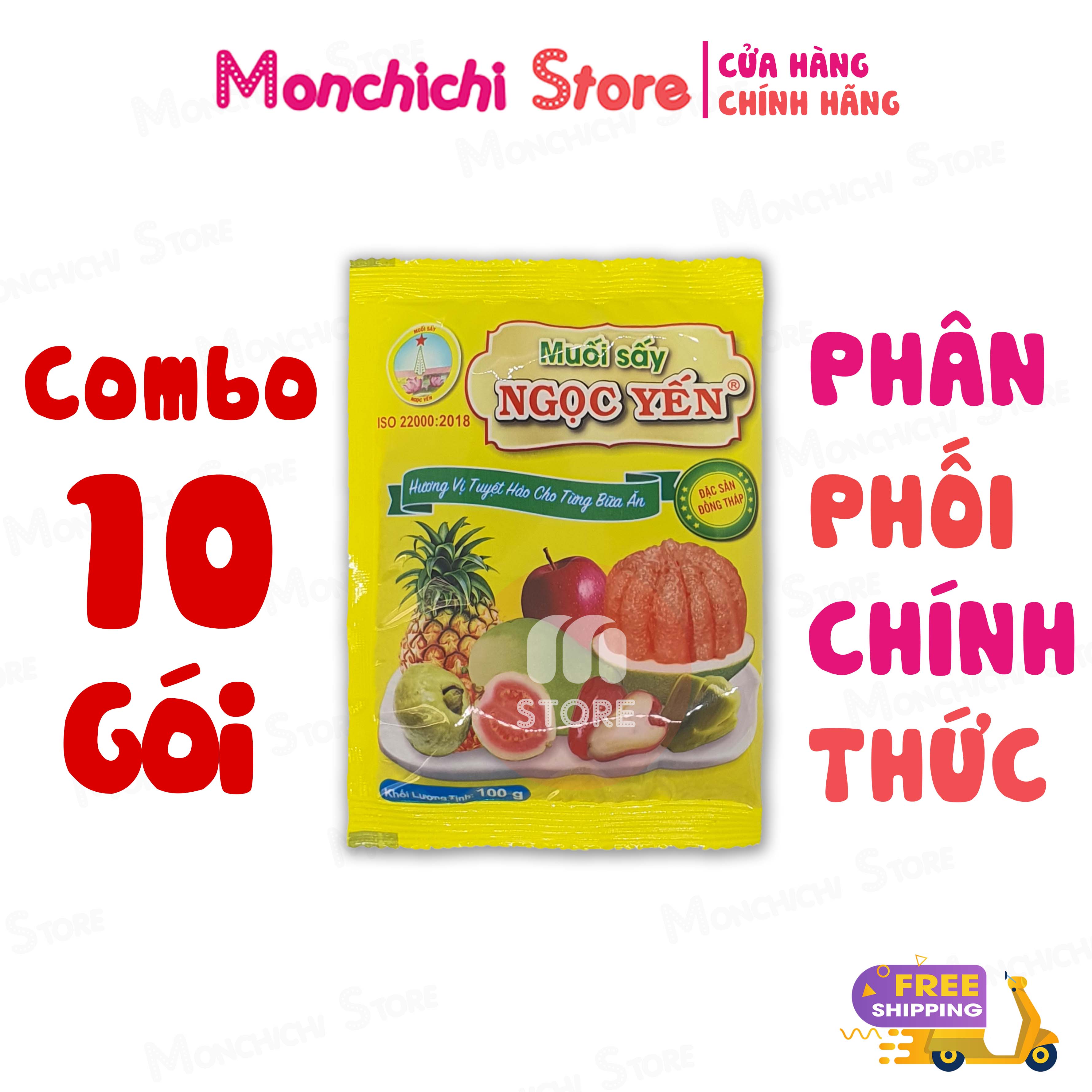 Muối sấy Ngọc Yến Combo Siêu Cháy 100g Date mới hàng tuần