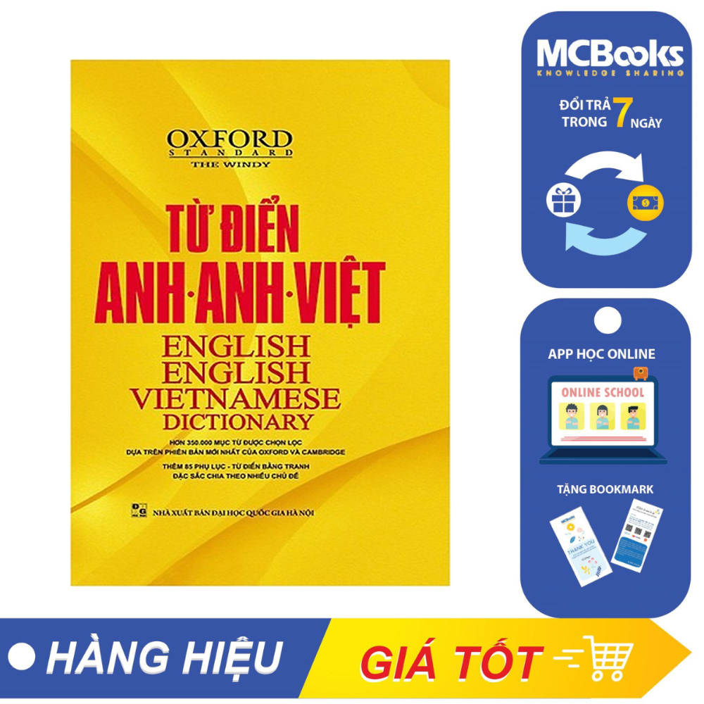 Sách - Từ điển Anh - Anh - Việt  Bìa Vàng - McBooks