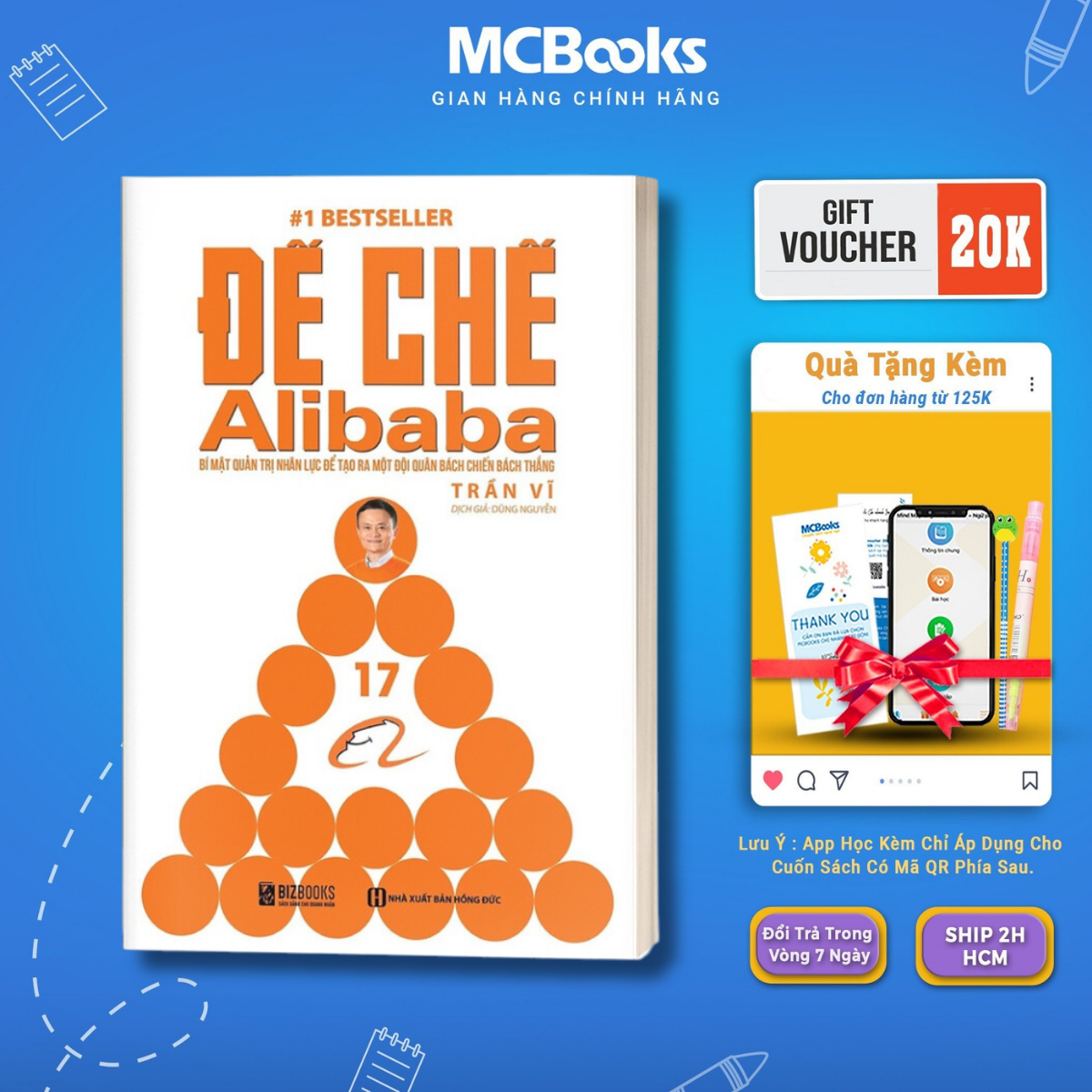 Sách - Đế chế Alibaba: Bí mật quản trị nhân lực để tạo ra một đội quân bách chiến bách thắng - McBooks