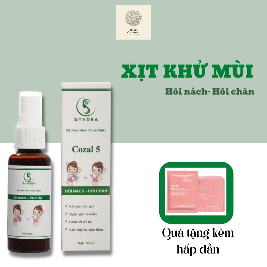 Xịt nách khử mùi hôi nách hôi chân thảo dược dùng cho cả nam và nữ- tác dụng nhanh giúp nách khô thoáng- khử mùi hôi chân lâu năm- có quà tặng kèm
