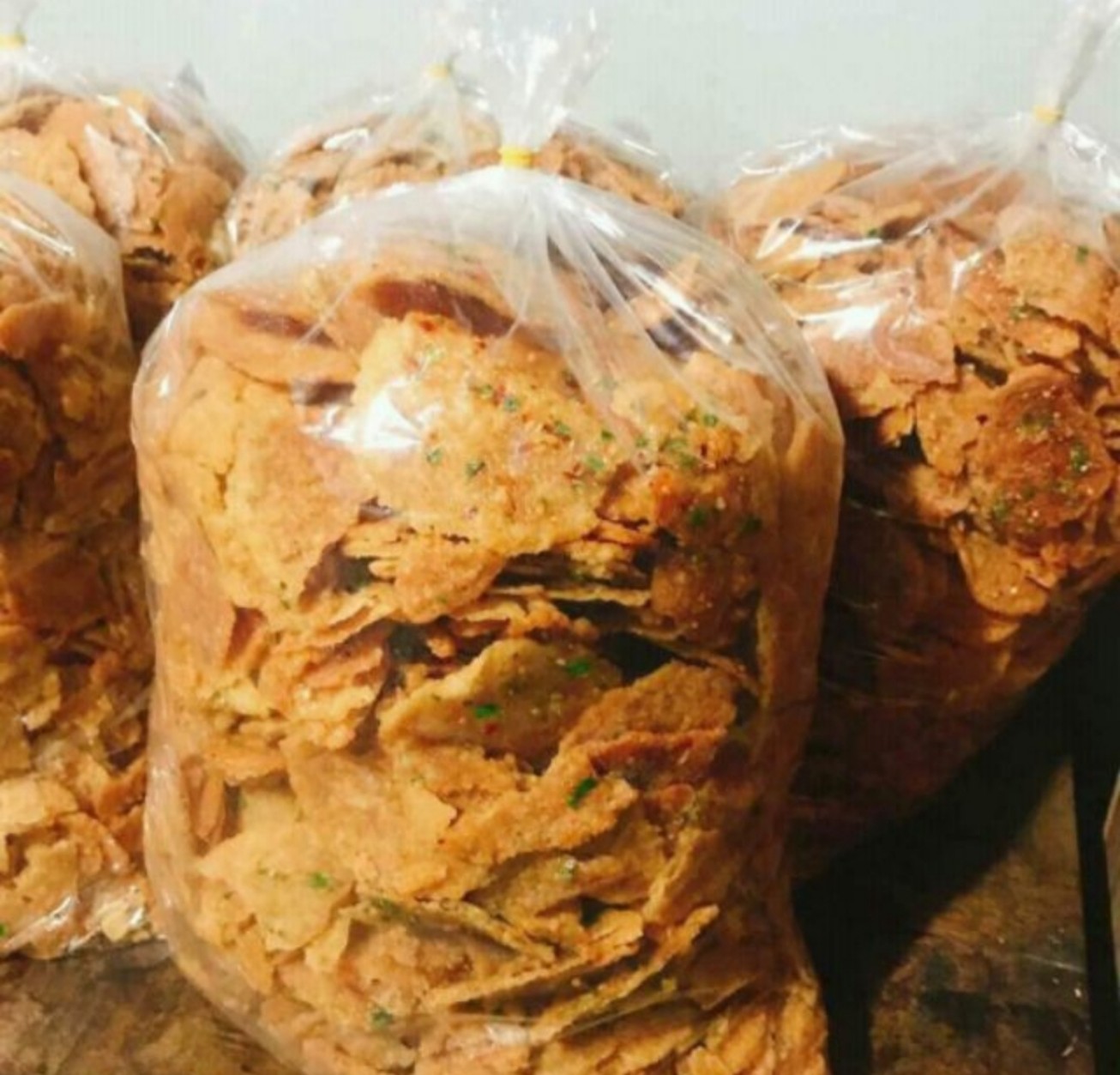 500g Cơm cháy mắm hành bể loại ngon