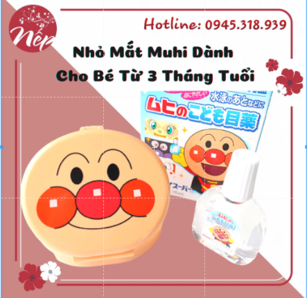 Nhỏ mắt muhi dành cho bé từ 3 tháng tuổi