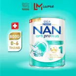Sữa bột Nestle NAN OPTIPRO PLUS 1 800g với 5HMO Sữa Mát với đạm Optipro, 5HMO Hỗ Trợ Tiêu Hóa, Đề Kháng, Trí Não & Phát Triển Toàn Diện, Nhập Khẩu Thụy Sĩ