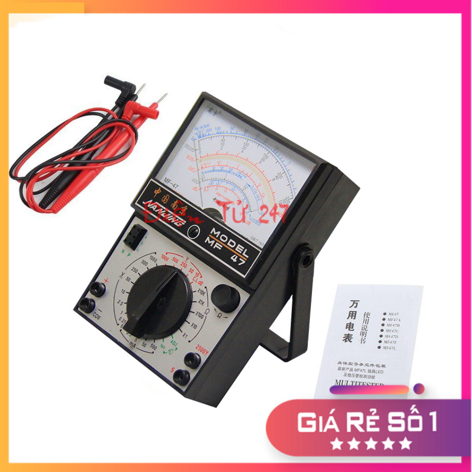 Đồng hồ vạn năng hiển thị kim nanjing mf-47