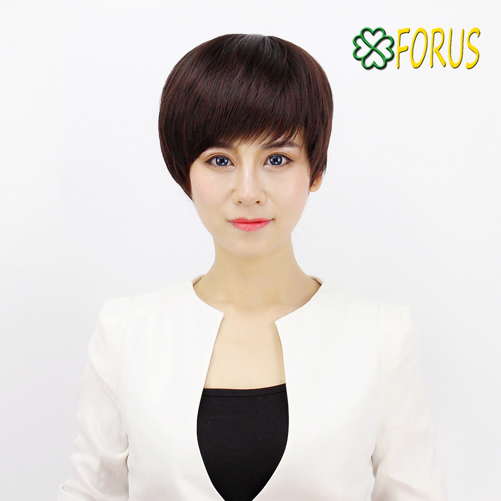 Tóc giả tomboy D90 ❤️FREESHIP❤️  tóc giả nữ tomboy, tóc tomboy, Sỉ 120k, tặng lưới chụp