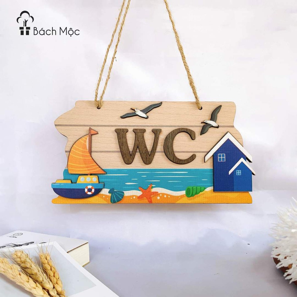 Decor home Bảng gỗ decor, bảng gỗ Toilet nhiều mẫu