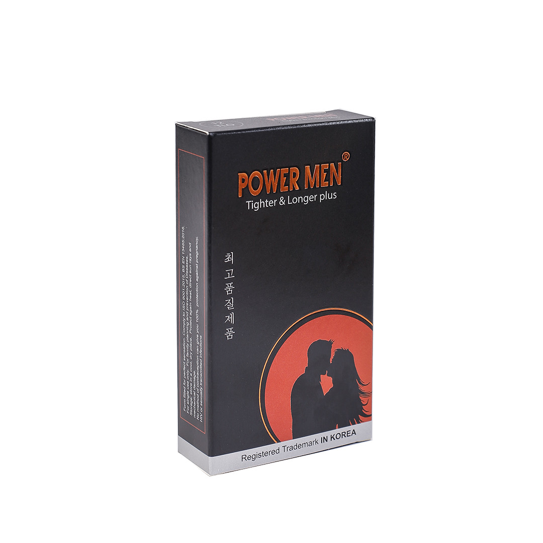Combo 2 Bao cao su Size Việt, Ngăn xuất tinh sớm, Tăng khoái cảm Powermen Tighter Longer Plus Hộp 12 chiếc